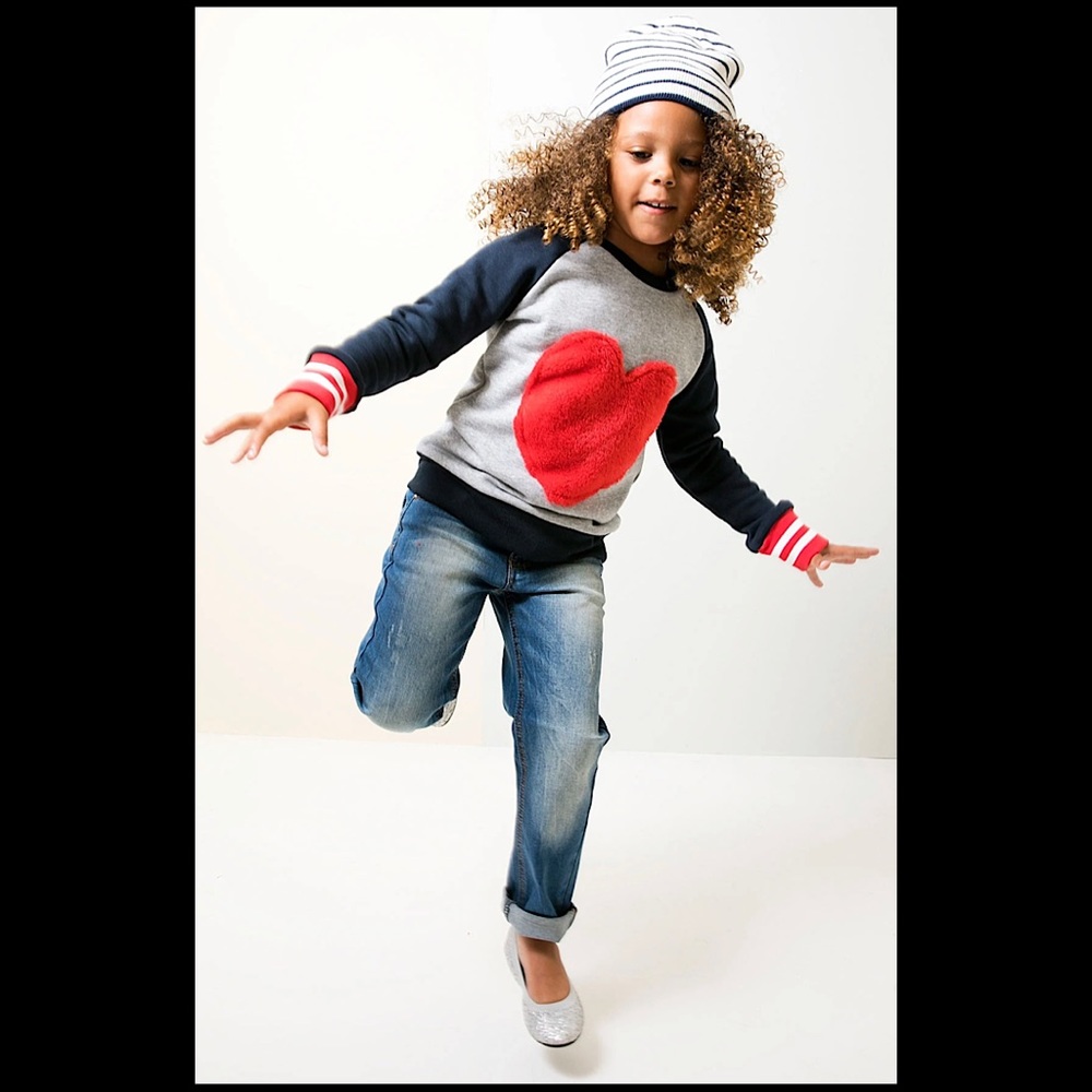 Toobydoo New York Heart Sweatshirt